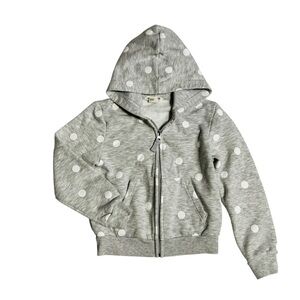 H&M Gray Kids Hoodie with White Dots